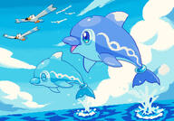 amount:multiple atmosphere:beach body-type:feral pixel-art species:palaphin species:wingull // 540x378 // 90KB