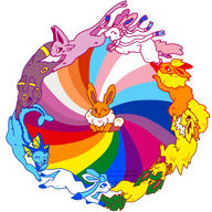 amount:multiple body-type:feral forehead-gem grouping:all-eeveelutions pride series:eeveelutions series:pokemon species:eevee species:espeon species:flareon species:glaceon species:jolteon species:leafeon species:sylveon species:umbreon species:vaporeon // 540x540 // 117KB