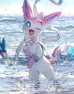 amount:solo atmosphere:beach body-type:feral necklace series:eeveelutions series:pokemon species:sylveon style:girly style:sparkly // 1336x1700 // 359KB