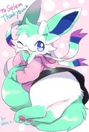 amount:solo body-type:feral glasses hoodie nerdy outfit series:eeveelutions series:pokemon skirt species:sylveon style:abstract-background style:girly sweater visual-teasing // 909x1346 // 116KB