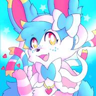 amount:solo body-type:feral character:sylve0n oc outfit series:eeveelutions series:pokemon species:sylveon style:girly thigh-highs // 2048x2048 // 400KB