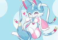 amount:solo body-type:feral cloak necklace outfit series:eeveelutions series:pokemon species:sylveon style:girly style:pastel-colors style:playful style:very-girly thigh-highs // 2048x1434 // 195KB