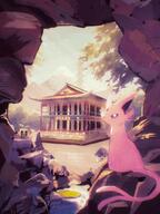 amount:multiple atmosphere:asian body-type:feral forehead-gem series:eeveelutions series:pokemon species:espeon species:sunkern species:wooper style:painted // 1080x1440 // 144KB