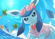 amount:multiple atmosphere:beach body-type:feral glasses hall-of-fame:bronze outfit series:eeveelutions series:pokemon species:flareon species:glaceon species:vaporeon sunglasses // 3269x2295 // 579KB
