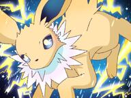 amount:solo atmosphere:powerful body-type:feral series:eeveelutions series:pokemon species:jolteon // 680x510 // 66KB