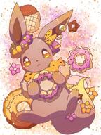 amount:solo body-type:feral food series:pokemon species:eevee sweets // 510x680 // 80KB