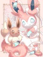 amount:pair body-type:feral series:eeveelutions series:pokemon species:eevee species:sylveon style:grainy-lines style:noisy // 768x1024 // 141KB