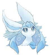 amount:solo body-type:feral series:eeveelutions series:pokemon species:glaceon style:blue style:scribbles // 1883x2048 // 229KB