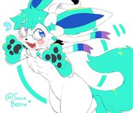 amount:solo blushing body-type:anthro glasses nerdy nervous series:eeveelutions series:pokemon species:sylveon style:chromatic-aberration style:kemono sweating visibly-shy visual-teasing // 2048x1735 // 375KB