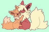 amount:pair body-type:feral glasses nerdy series:eeveelutions series:pokemon species:eevee species:flareon style:simple-colors // 1348x893 // 25KB