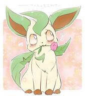 amount:solo body-type:feral flower series:eeveelutions series:pokemon species:leafeon style:outline // 500x567 // 429KB