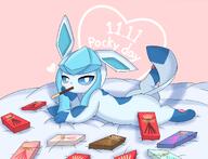 amount:solo atmosphere:bedroom atmosphere:valentines-day body-type:feral eating hall-of-fame:bronze hall-of-fame:silver images-i-hyperfixated-on lazy pocky series:eeveelutions series:pokemon species:glaceon style:girly style:very-girly visual-teasing // 1693x1294 // 986KB