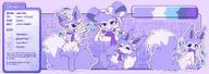 amount:solo body-type:feral body-type:semi-anthro glasses nerdy oc scarf series:eeveelutions series:pokemon species:sylveon style:ref // 4096x1453 // 752KB