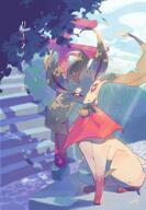 amount:solo atmosphere:asian atmosphere:sunlight body-type:feral cloak outfit series:eeveelutions series:pokemon species:leafeon style:painted // 1416x2048 // 229KB