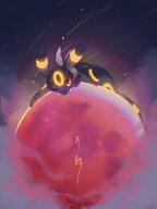 amount:solo atmosphere:evil atmosphere:night atmosphere:powerful blood-moon body-type:feral creature-with-orb moon scarf series:eeveelutions series:pokemon species:umbreon // 1536x2048 // 194KB