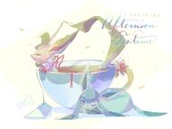 amount:pair body-type:feral cup series:eeveelutions series:pokemon species:glaceon species:leafeon tea // 2048x1536 // 171KB