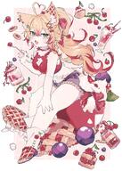 amount:solo atmosphere:anime body-type:anthro food pie species:human style:kemono sweets // 1808x2540 // 761KB