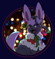 amount:solo atmosphere:christmas body-type:feral christmas-clothing oc outfit series:eeveelutions series:pokemon species:sylveon // 1888x2048 // 237KB