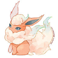 amount:solo body-type:feral series:eeveelutions series:pokemon species:flareon style:colored-lighting style:noisy // 1319x1319 // 347KB