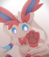 amount:solo body-type:feral series:eeveelutions series:pokemon species:sylveon style:dim style:kawaii // 3567x4096 // 465KB