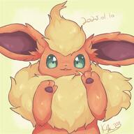 amount:solo body-type:feral fluffified series:eeveelutions series:pokemon species:flareon // 1000x1000 // 96KB