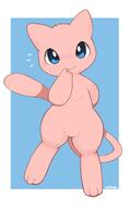 amount:solo body-type:semi-anthro species:mew style:kawaii visibly-shy // 1265x2048 // 88KB