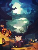 amount:multiple atmosphere:desert atmosphere:mesa atmosphere:sunlight body-type:blob character:bandana-waddle-dee character:driblee character:gooey character:kabu character:rocky character:sizzle-guard style:dim style:painted // 1522x2021 // 563KB