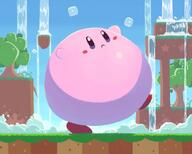 amount:solo atmosphere:abstract-setting atmosphere:waterfalls body-type:blob body-type:overweight character:kirby series:kirby species:unknown // 1000x800 // 80KB