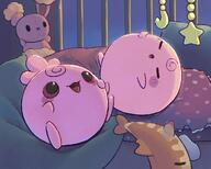 amount:pair atmosphere:bedroom atmosphere:fantasy body-type:blob body-type:slightly-chubby plush species:igglybuff // 1000x800 // 97KB