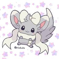 amount:solo body-type:anthro body-type:semi-anthro species:cinccino style:simple-colors wearing-bow // 1200x1200 // 140KB