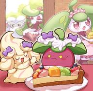 amount:multiple body-type:blob body-type:semi-anthro food pie species:alcremie species:cinccino species:food-creature species:tsareena style:outline style:playful // 1952x1900 // 411KB