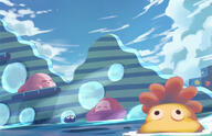 amount:multiple atmosphere:abstract-setting body-type:blob character:glunk character:gooey character:kirby character:waddle-dee series:kirby species:unknown style:painted // 2859x1844 // 5.7MB