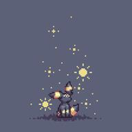 amount:solo body-type:feral series:eeveelutions series:pokemon species:umbreon style:contrasting-colors style:pixel-art // 2240x2240 // 13KB
