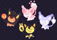 amount:multiple body-type:feral species:elekid species:fusion species:litwik species:pumpkaboo species:skitty species:slurpuff style:outline // 2016x1416 // 191KB