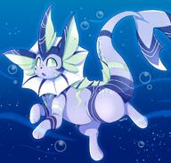amount:solo atmosphere:undersea body-type:feral oc series:eeveelutions series:pokemon species:vaporeon style:kawaii // 2210x2106 // 399KB