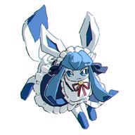 amount:solo body-type:feral maid outfit series:eeveelutions series:pokemon species:glaceon style:chromatic-aberration // 800x800 // 294KB
