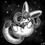 amount:solo bell-collar body-type:feral collar feminine flower hoodie series:eeveelutions series:pokemon species:glaceon style:dithering style:girly style:monochrome style:no-anti-aliasing style:outline sweater wearing-flower // 900x884 // 410KB