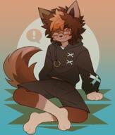 amount:solo body-type:anthro casual-outfit hoodie species:dog style:kemono style:noisy sweater // 1380x1630 // 223KB