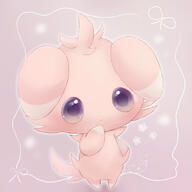 amount:solo body-type:semi-anthro series:pokemon species:espurr style:girly style:one-color style:pastel-colors style:pink style:playful style:very-girly // 1400x1400 // 655KB