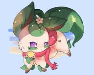 amount:solo body-type:feral flower scarf series:eeveelutions series:pokemon species:leafeon style:playful // 1000x800 // 71KB