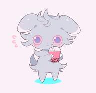 amount:solo boba body-type:semi-anthro drink series:pokemon species:espurr style:girly style:kawaii // 850x828 // 53KB