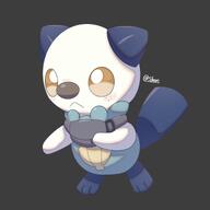 amount:solo atmosphere:sunlight Bag body-type:semi-anthro oc series:pokemon species:oshawott species:otter style:kawaii // 2048x2048 // 127KB