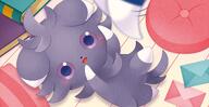 amount:solo atmosphere:home body-type:semi-anthro series:pokemon species:espurr style:girly style:noisy // 1249x643 // 1020KB