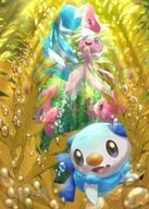 amount:multiple atmosphere:bubbles atmosphere:sunlight atmosphere:undersea body-type:semi-anthro hall-of-fame:bronze hall-of-fame:silver seaweed series:pokemon species:frillish species:luvdisc species:oshawott species:otter style:sunrays // 2079x2922 // 675KB