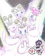 amount:multiple body-type:semi-anthro species:mew style:circle-sparkles terastallization // 1533x1896 // 1.7MB