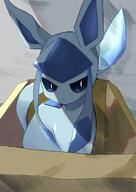 amount:solo atmosphere:home body-type:feral cardboard-box series:eeveelutions series:pokemon species:glaceon style:noisy // 1451x2048 // 401KB