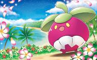 amount:solo atmosphere:beach atmosphere:flowers atmosphere:petals body-type:blob species:bounsweet style:outline // 1249x775 // 1.8MB