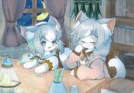 amount:pair amount:solo atmosphere:home atmosphere:night body-type:anthro glasses hall-of-fame:bronze hall-of-fame:silver jacket nerdy outfit species:cat style:kemono style:noisy // 2048x1423 // 533KB