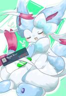 amount:solo atmosphere:powerful body-type:feral hall-of-fame:bronze series:eeveelutions series:pokemon species:shiny-pokemon species:sylveon style:abstract-background style:painted // 1422x2048 // 210KB