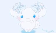 :3 amount:solo body-type:semi-anthro body-type:slightly-chubby character:cinnamoroll species:bunny style:pastel-colors style:playful wearing-bow // 1356x814 // 47KB